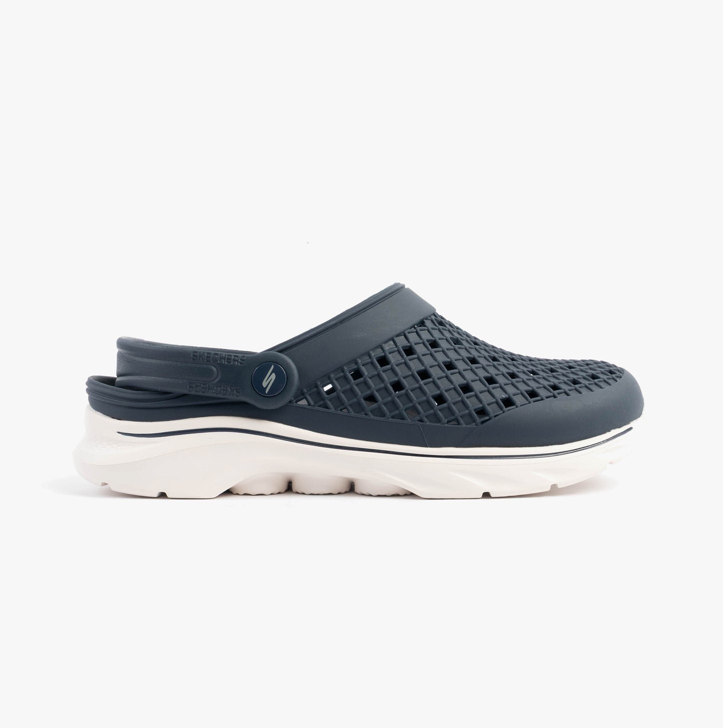 Skechers 243283/NVW GO WALK 7 FOAMIES - AMBITION Mens Sandals Navy/White