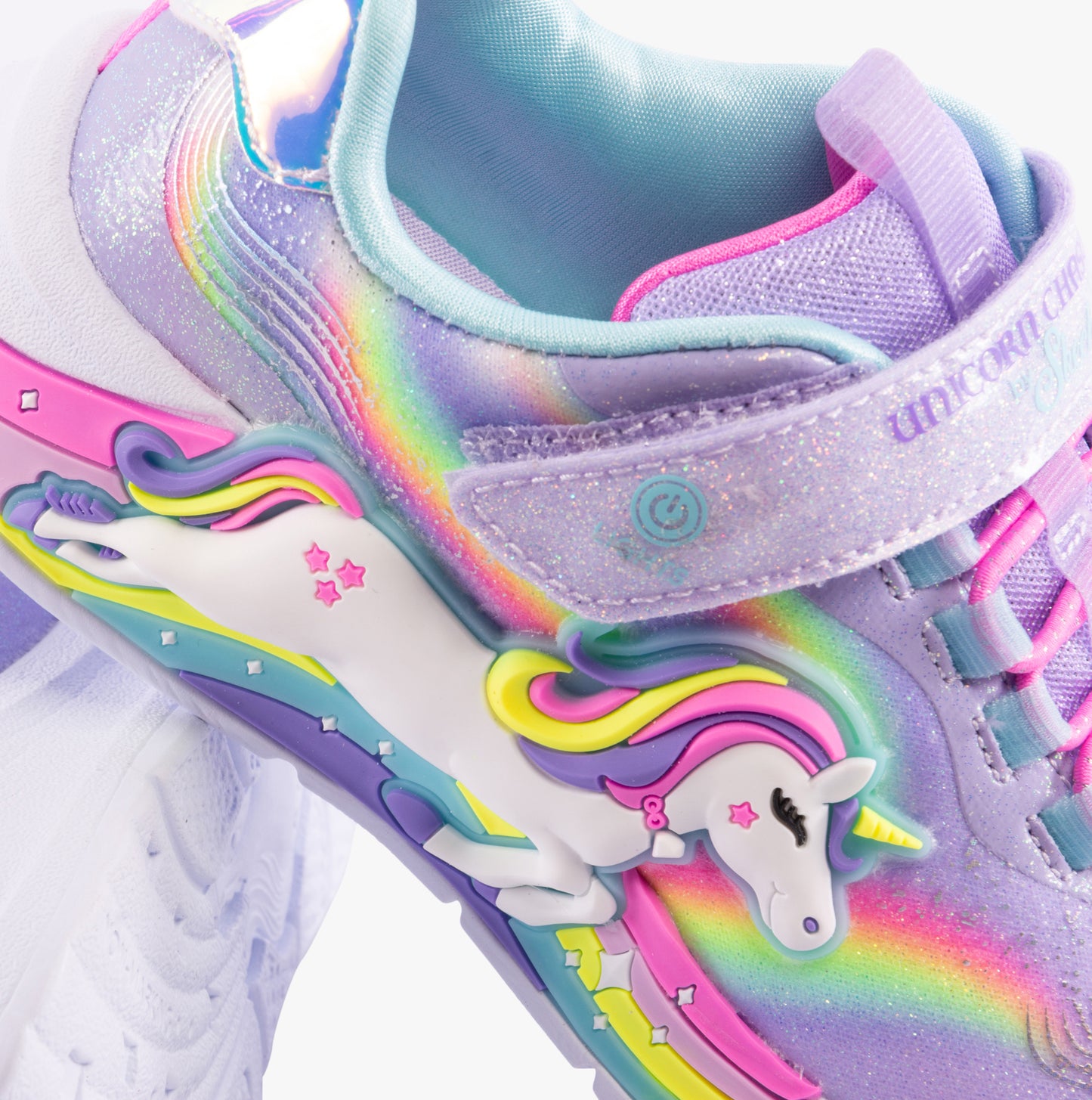 Skechers 302298-L/N-UNICORN CHASER Girls Trainers Lavender/Multi