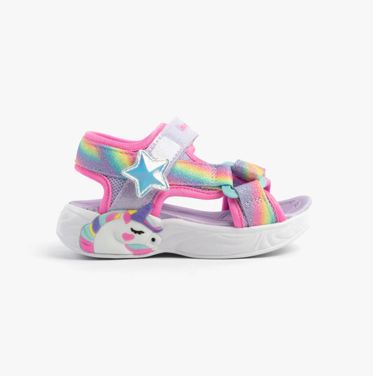 Skechers 303107L/LVMT UNICORN DREAMS SANDAL - DREAMY Girls Sandals Lavender Multi