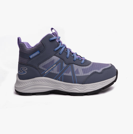 Skechers 303417L/CCLV ADVENTURE BLITZ - FUN PURSUIT Girls Sport Char/Lavendar