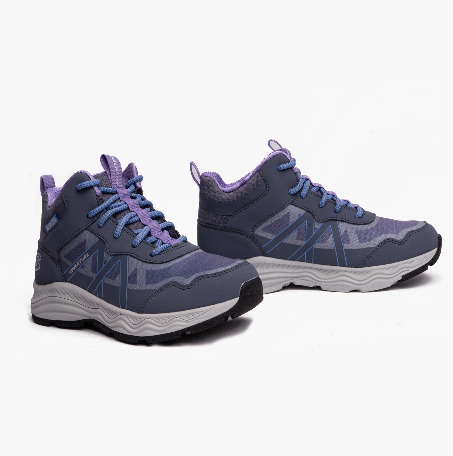 Skechers 303417L/CCLV ADVENTURE BLITZ - FUN PURSUIT Girls Sport Char/Lavendar