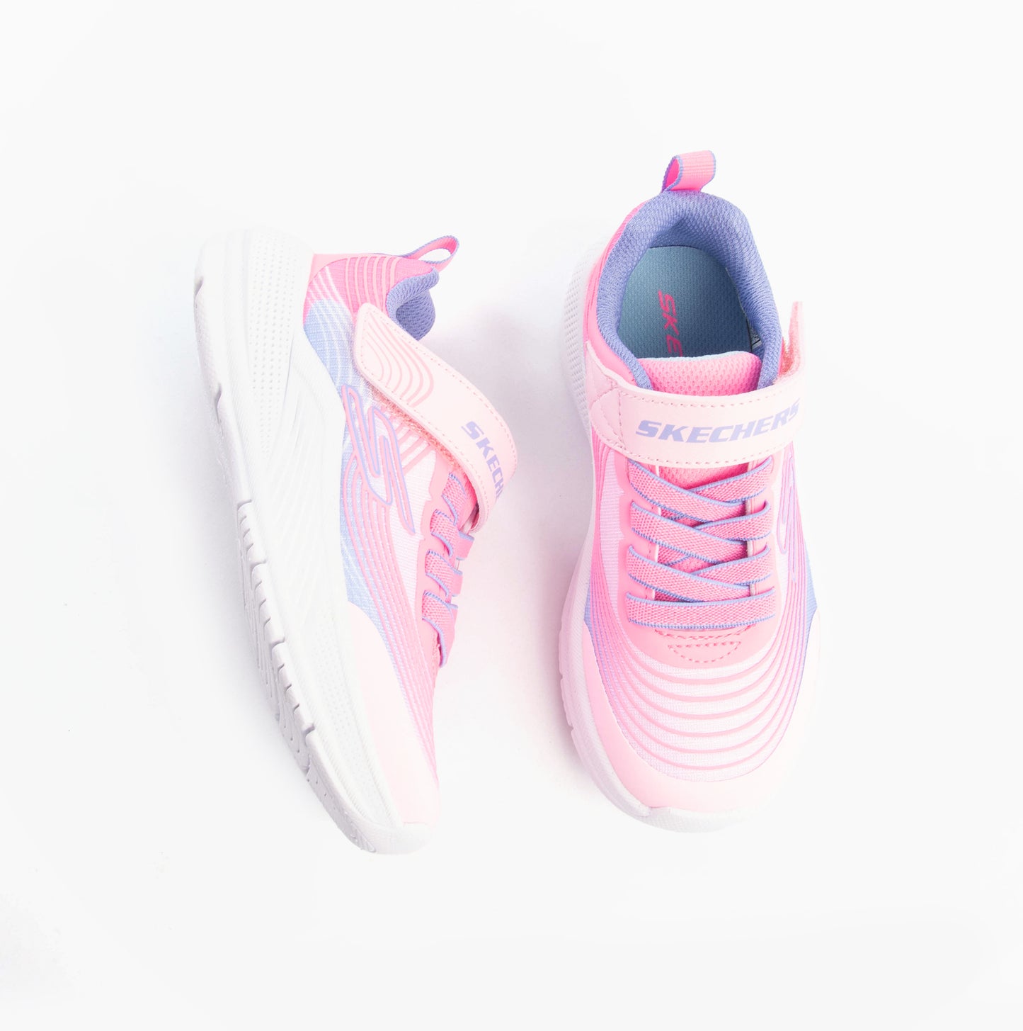 Skechers 303575L/LTPL MICROSPEC ADVANCE Girls Trainers Light Pink