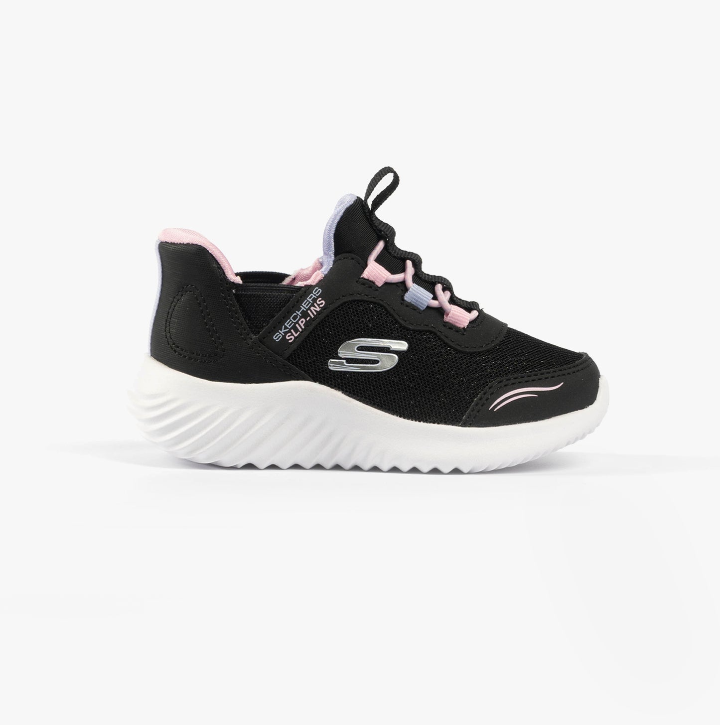 Skechers 303585N/BLK BOUNDER - SIMPLE CUTE Girls Trainers Black