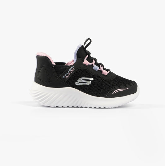 Skechers 303585N/BLK BOUNDER - SIMPLE CUTE Girls Trainers Black