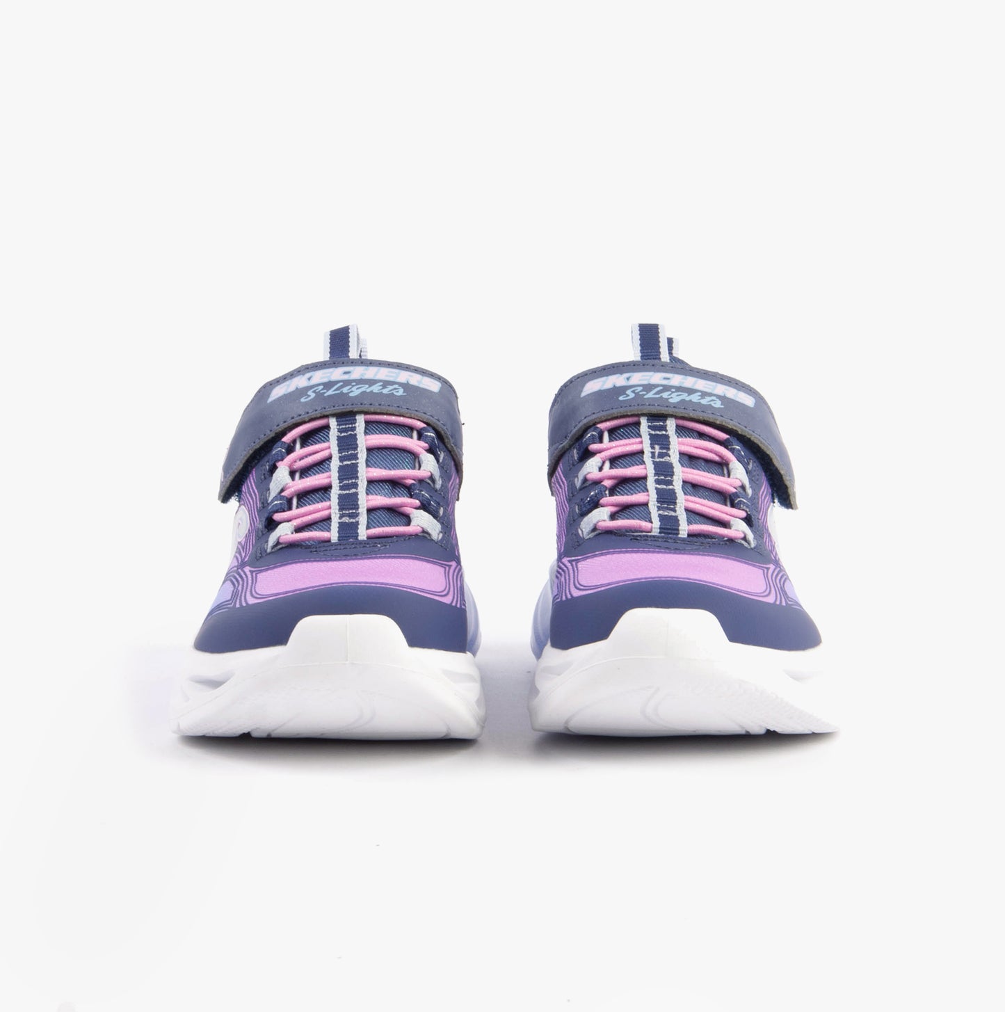 Skechers 303712L/NVMT COSMIC GLOW Girls Trainers Navy Multi