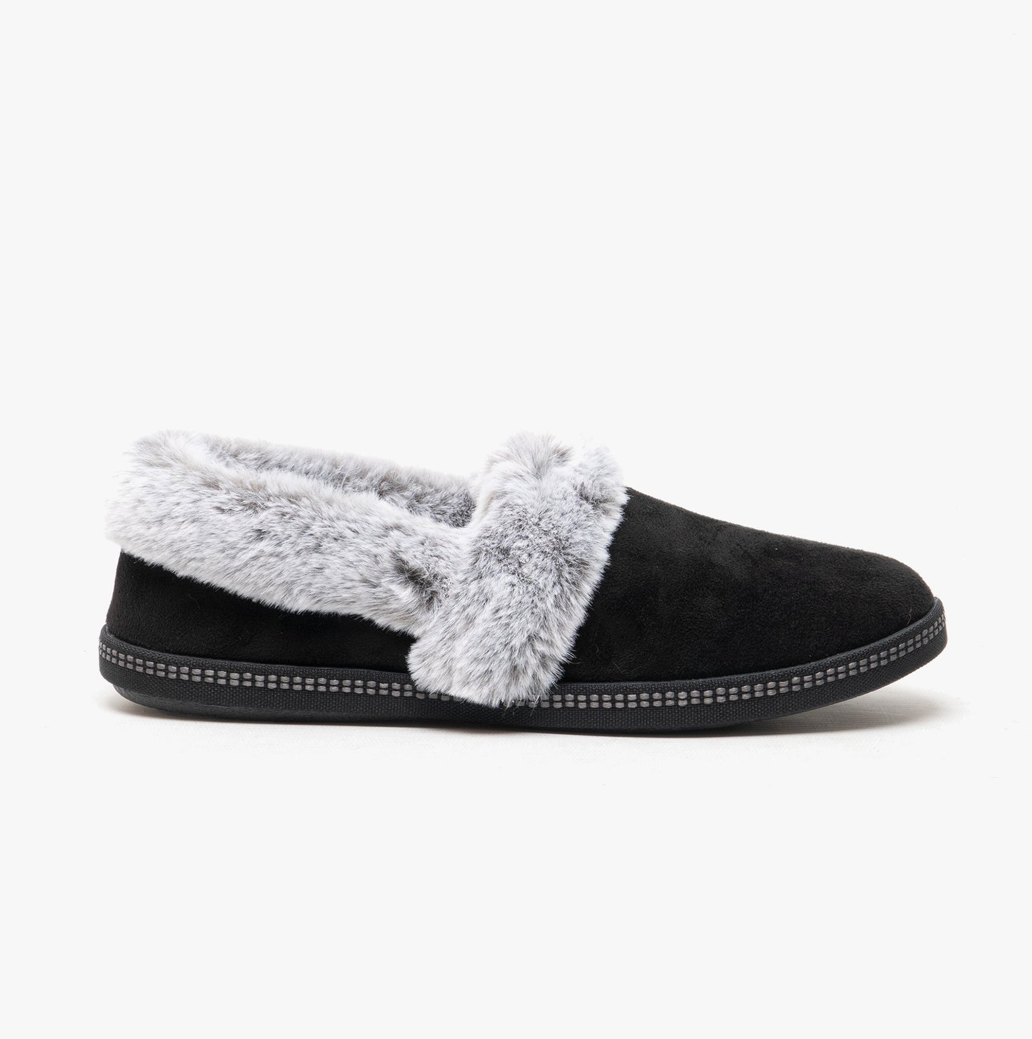 Skechers 32777/BLK COZY CAMPFIRE-TEAM TOASTY Womens Full Slippers Black