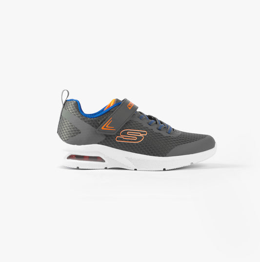 Skechers 403818L/CCBL MICROSPEC MAX - VAPTIX Boys Trainers Charcoal/Blue