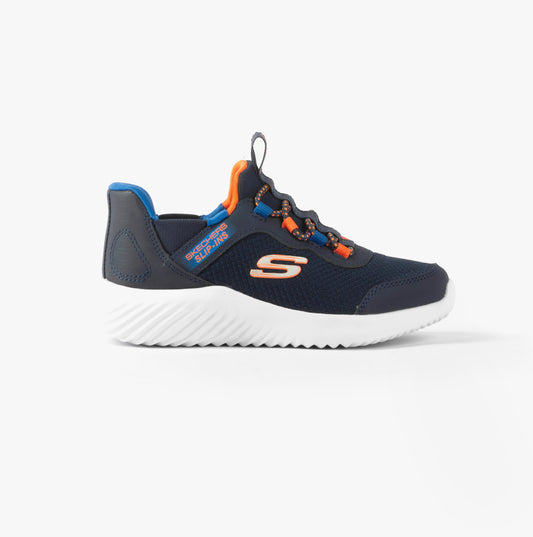 Skechers 403822L/NVBL BOUNDER - BRISK-BURST Boys Trainers Navy