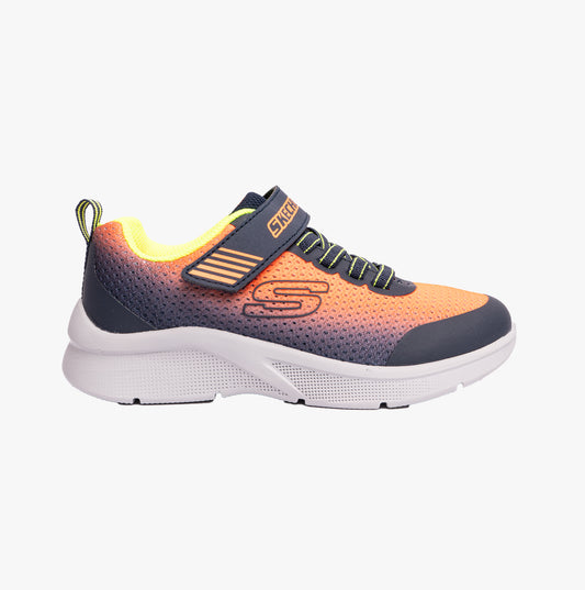 Skechers 403826L/ORNV MICROSPEC - ZORVA Boys Sport Orange/Navy