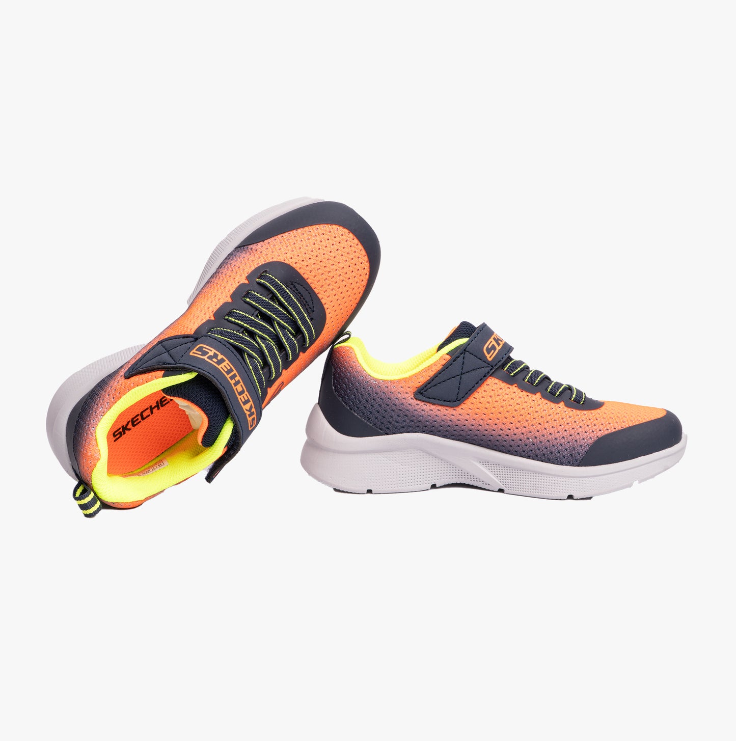 Skechers 403826L/ORNV MICROSPEC - ZORVA Boys Sport Orange/Navy