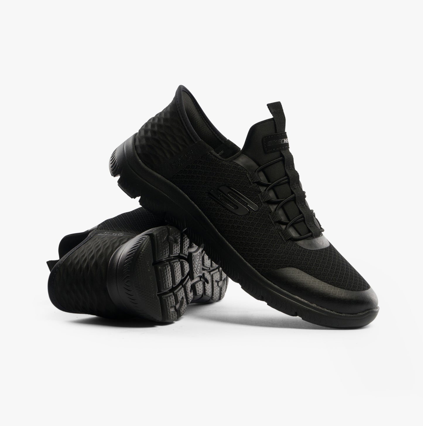 Skechers 403833L/BBK SUMMITS - HIGH RANGE Boys Trainers Black