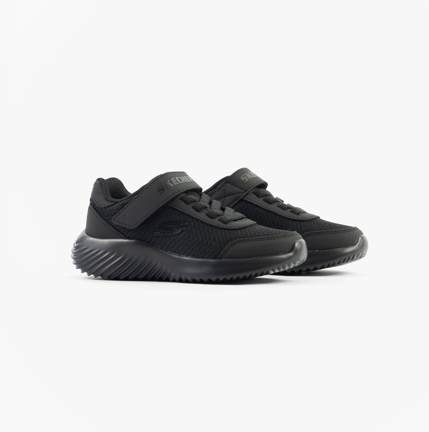 Skechers 403908L/BBK BOUNDER - TREKZIC Boys Trainers Black