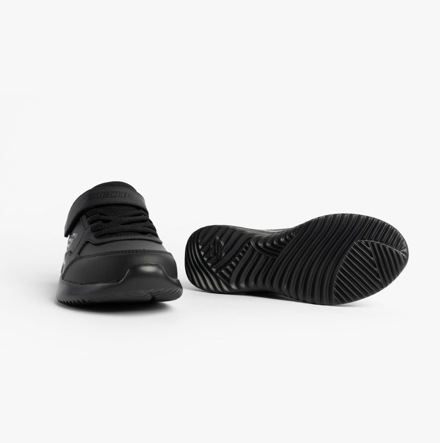 Skechers 405626L/BBK BOUNDER - POWER STUDY Boys Trainers Black