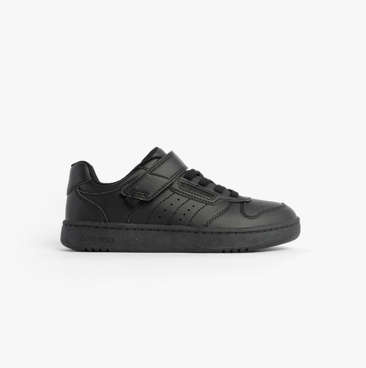 Skechers 405638L/BBK QUICK STREET Boys School Trainers Black