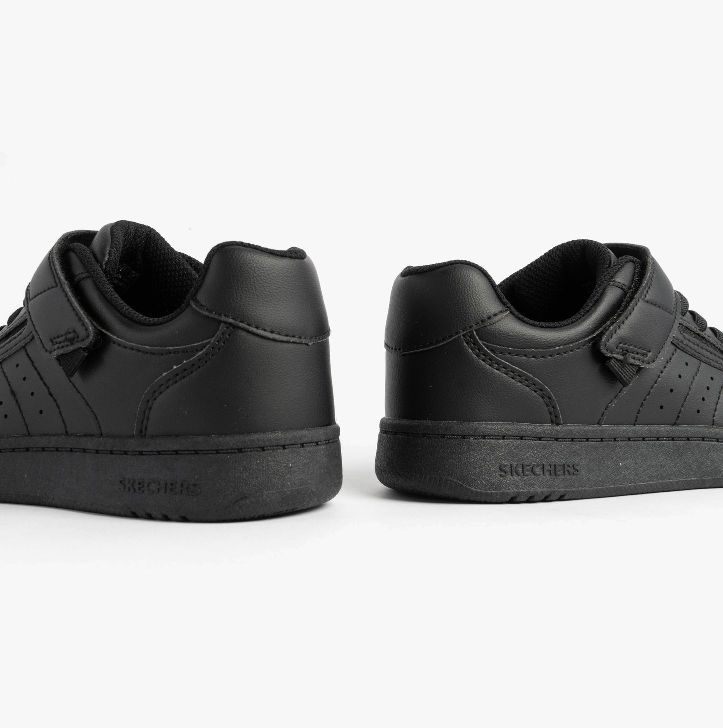 Skechers 405638L/BBK QUICK STREET Boys School Trainers Black