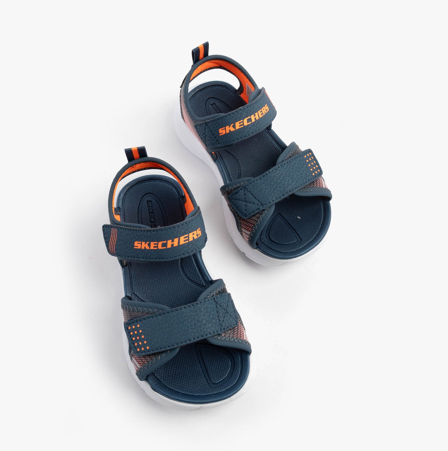 Skechers 407034L/NVOR MICROSPEC - SPLASH Boys Sandals Navy/Orange