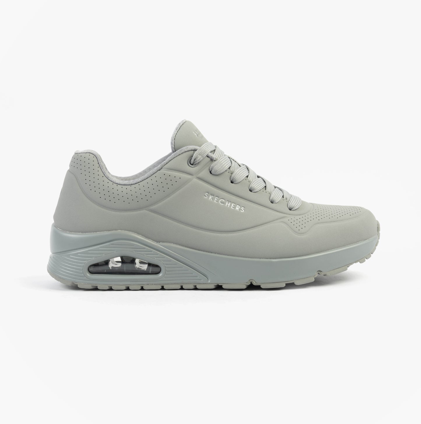 Skechers 52458/LTGY UNO - STAND ON AIR Mens Trainers Light Grey