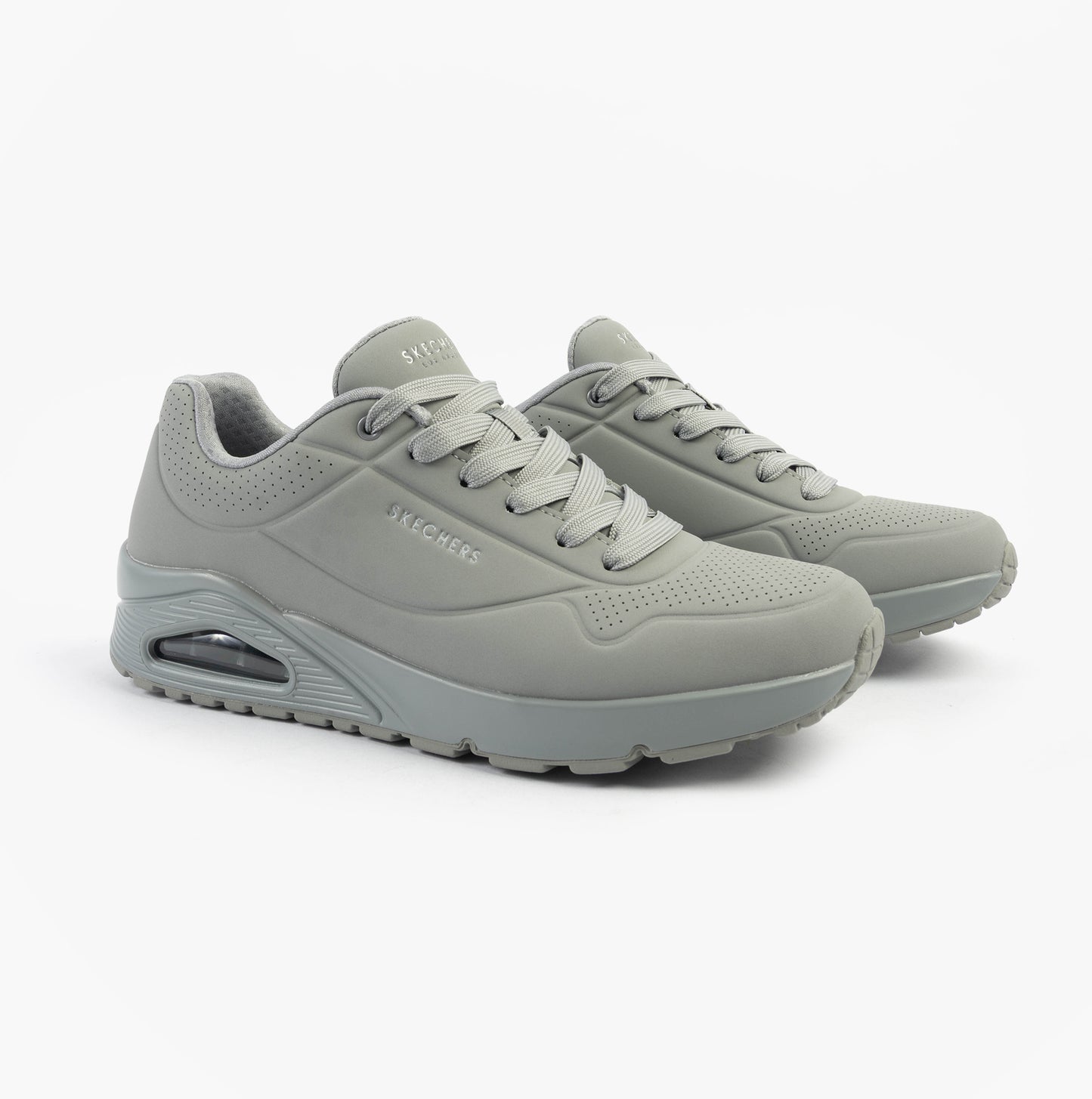 Skechers 52458/LTGY UNO - STAND ON AIR Mens Trainers Light Grey