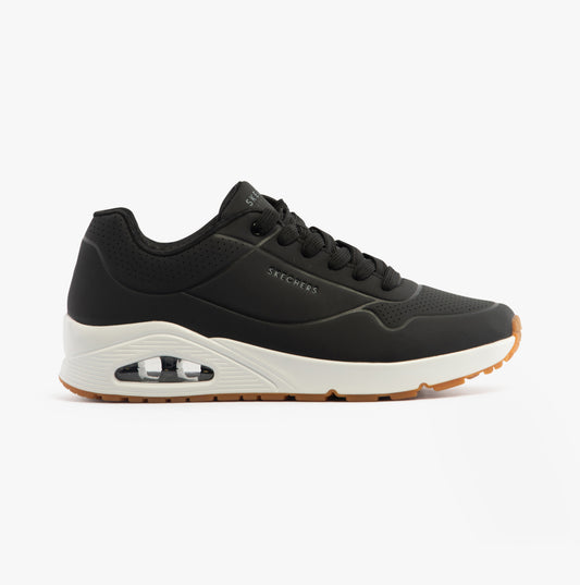 Skechers 52458/BLK UNO-STAND ON AIR Mens Trainers Black