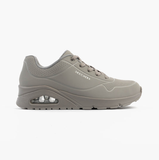 Skechers 73690/GRY UNO - STAND ON AIR Womens Trainers Grey/Light Blue