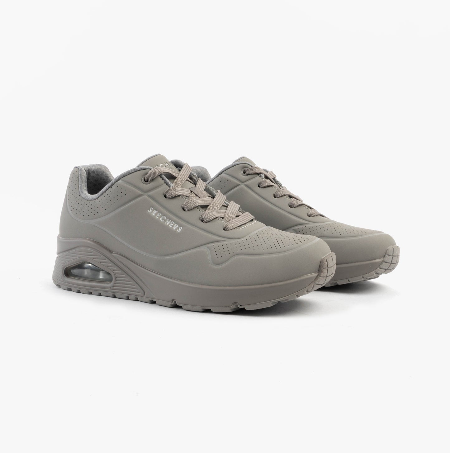 Skechers 73690/GRY UNO - STAND ON AIR Womens Trainers Grey/Light Blue