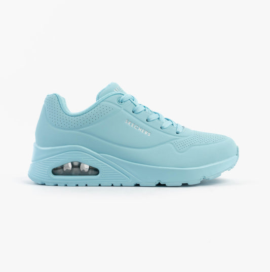 Skechers 73690/LTBL UNO - STAND ON AIR Womens Trainers Light Blue