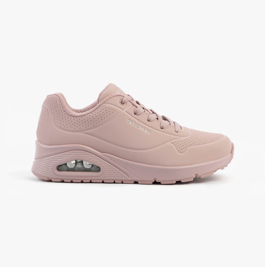 Skechers 73690/LTMV UNO - STAND ON AIR Womens Trainers Light Mauve