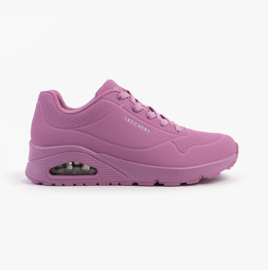Skechers 73690/PNK UNO - STAND ON AIR Womens Trainers Pink