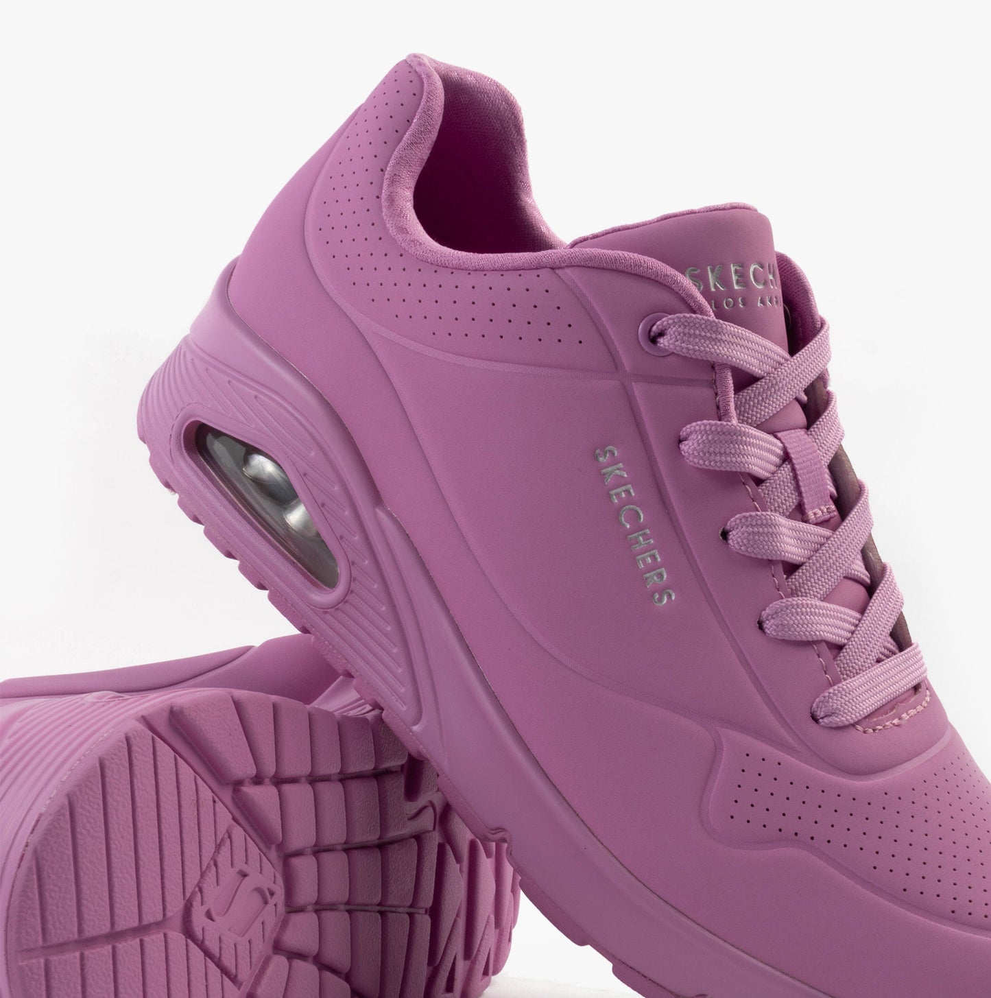 Skechers 73690/PNK UNO - STAND ON AIR Womens Trainers Pink