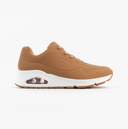 Skechers 73690/TAN UNO - STAND ON AIR Womens Trainers Tan