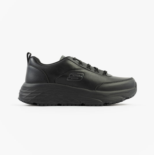 Skechers Work MAX CUSHIONING ELITE SR - KAJUS Womens Safety Trainers Black