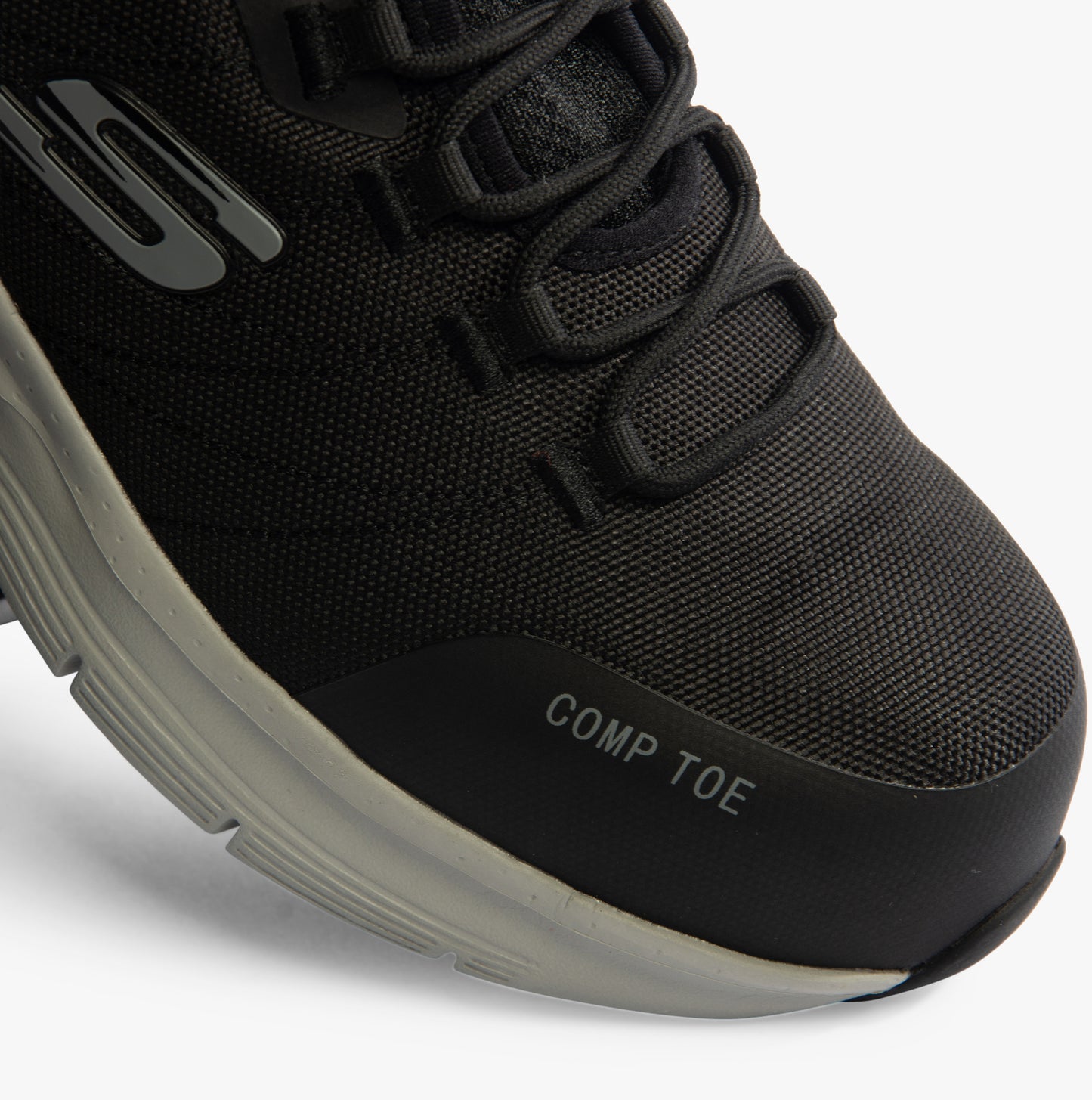 Skechers Work 108075EC ARCH FIT SR - EBINAL Womens Safety Trainers Black/Grey