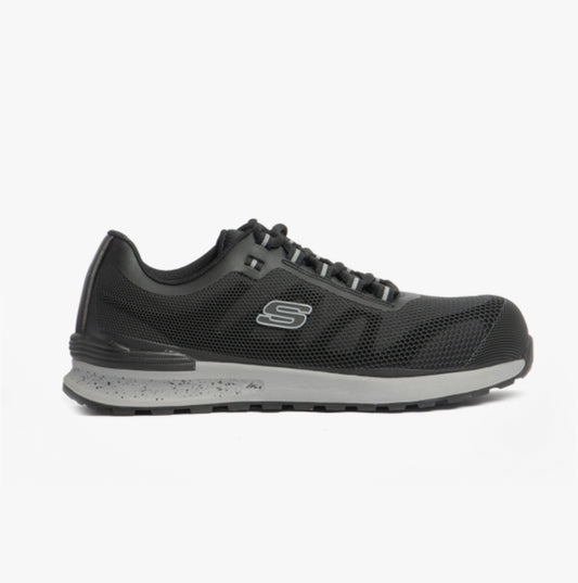 Skechers Work 200053EC BULKLIN - BRAGOO Mens Safety Trainers Black