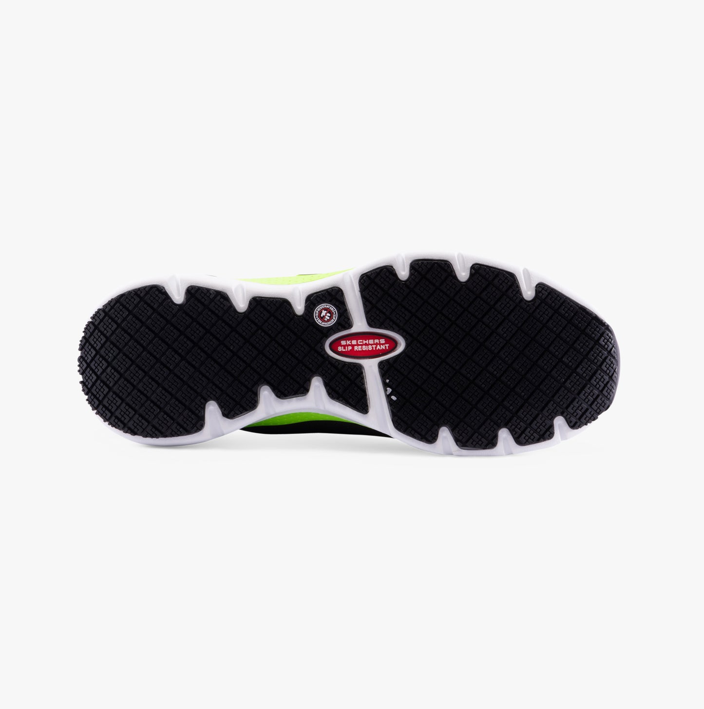 Skechers Work 200086EC ARCH FIT SR - RINGSTAP Mens Safety Trainers Charcoal/Lime