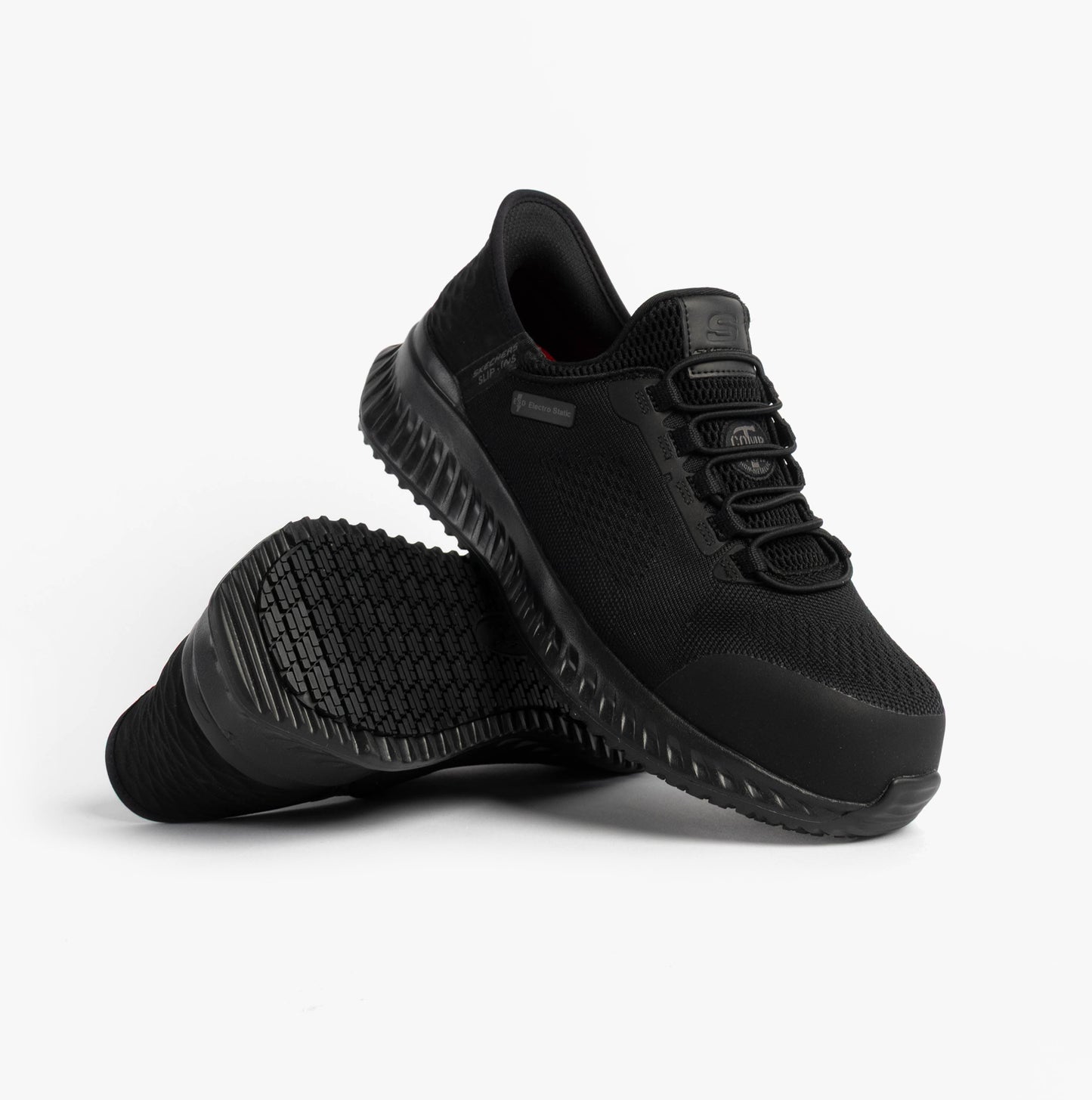 Skechers Work 200206EC TILIDO - FLETCHIT Mens Safety Trainers Black