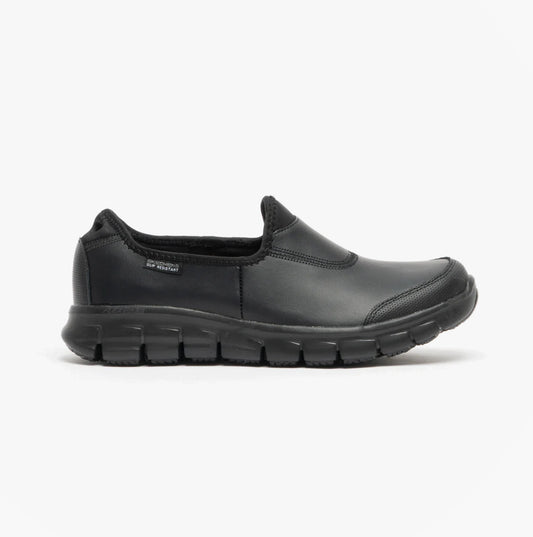 Skechers Work 76536EC SURE TRACK SR Womens Occupational Shoes Black