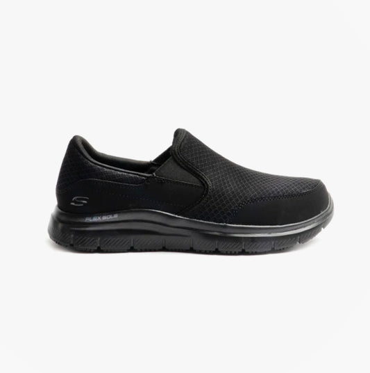 Skechers Work 77048EC FLEX ADVANTAGE - MCALLEN SR Mens Occupational Trainers Black
