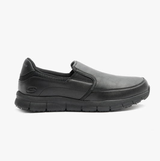 Skechers Work 77157EC NAMPA - GROTON SR Mens Occupational Trainers Black