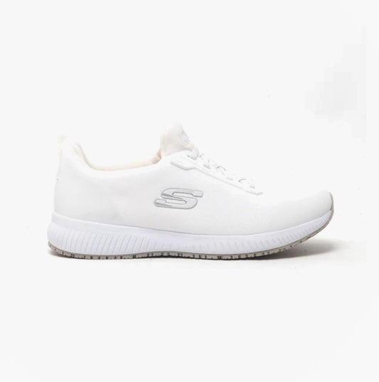 Skechers Work 77222EC SQUAD SR Womens Occupational Trainers White