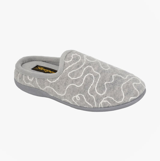 Sleepers TAMMY Womens Mules Slippers Grey