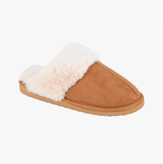 Sleepers JEANIE Womens Mules Slippers Tan