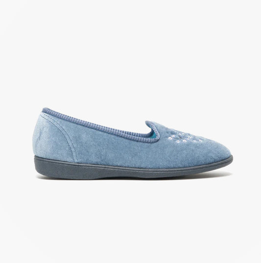 Sleepers NIETA Womens Full Slippers Blueberry