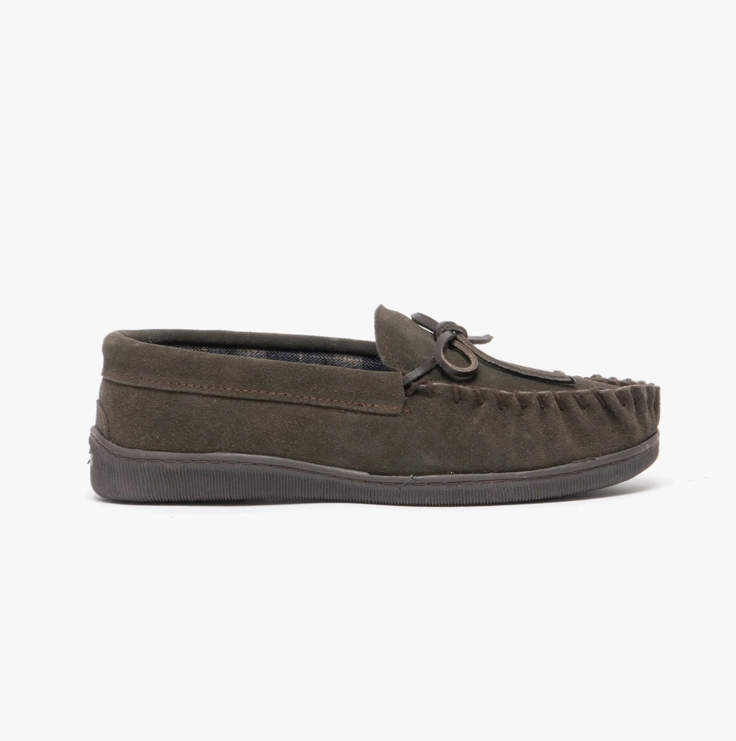 Sleepers ADIE Mens Moccasin Slippers Brown