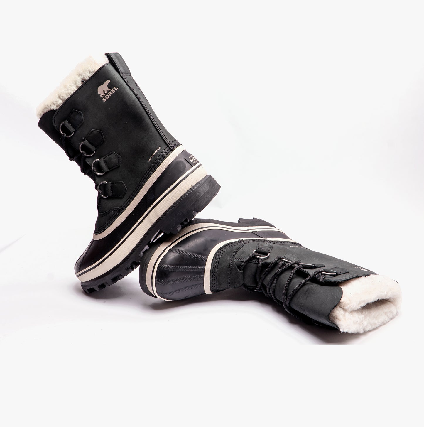Sorel CARIBOU Womens Waterproof Boots Black
