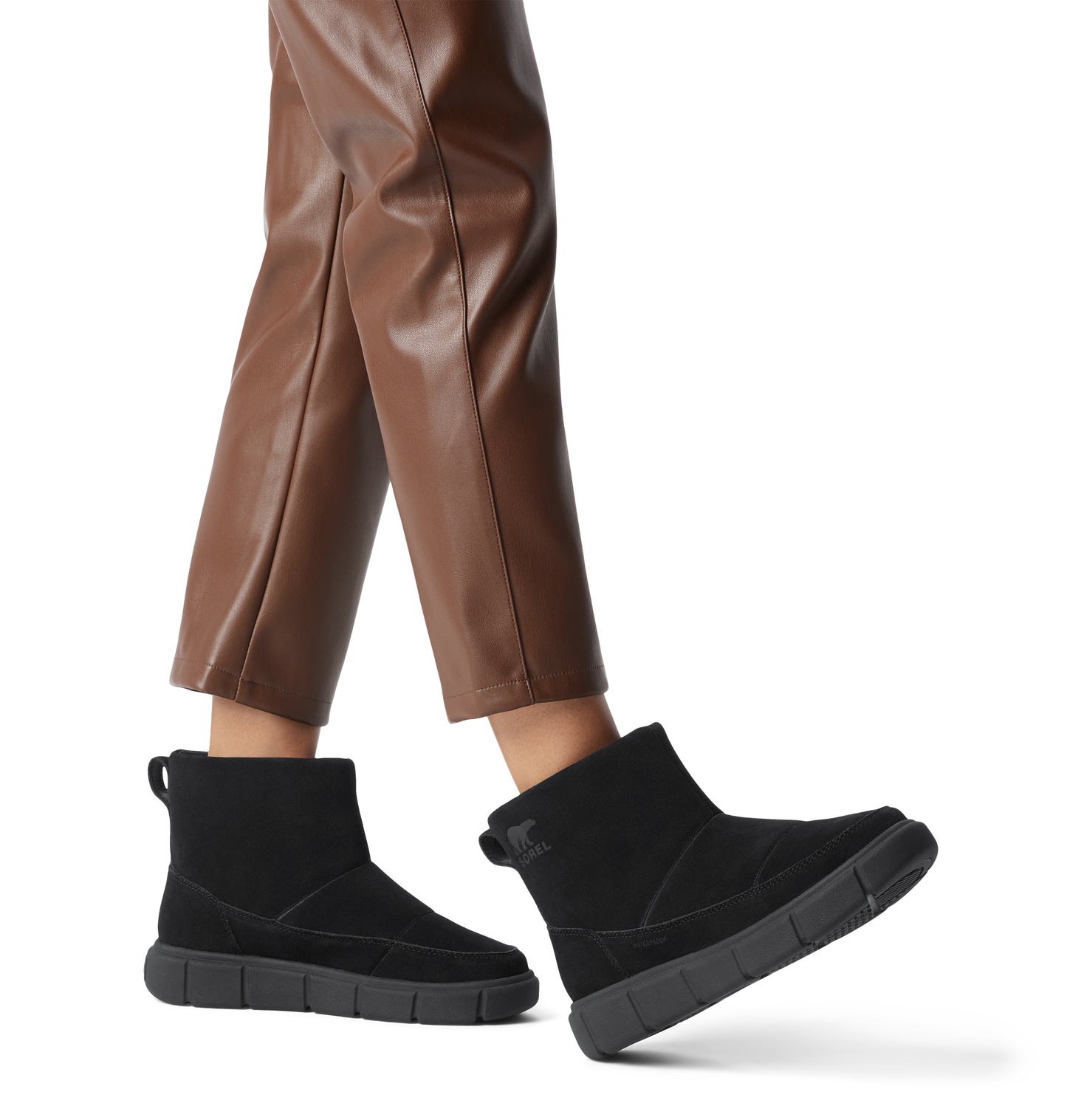 Sorel EXPLORER III SLIP-ON Womens Winter Boots Black