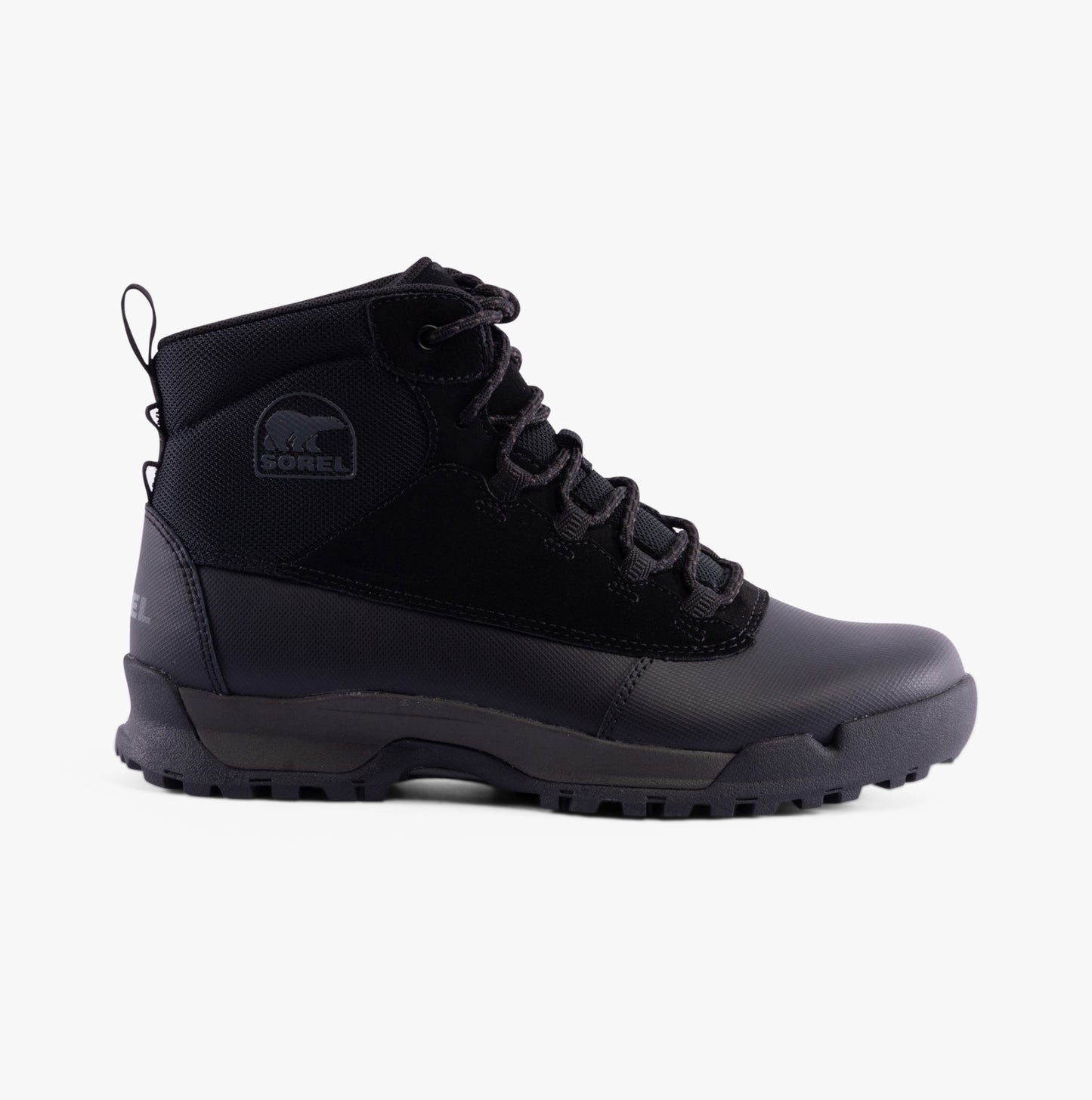 Sorel BUXTON LITE LACE PLUS Mens Winter Boots Black