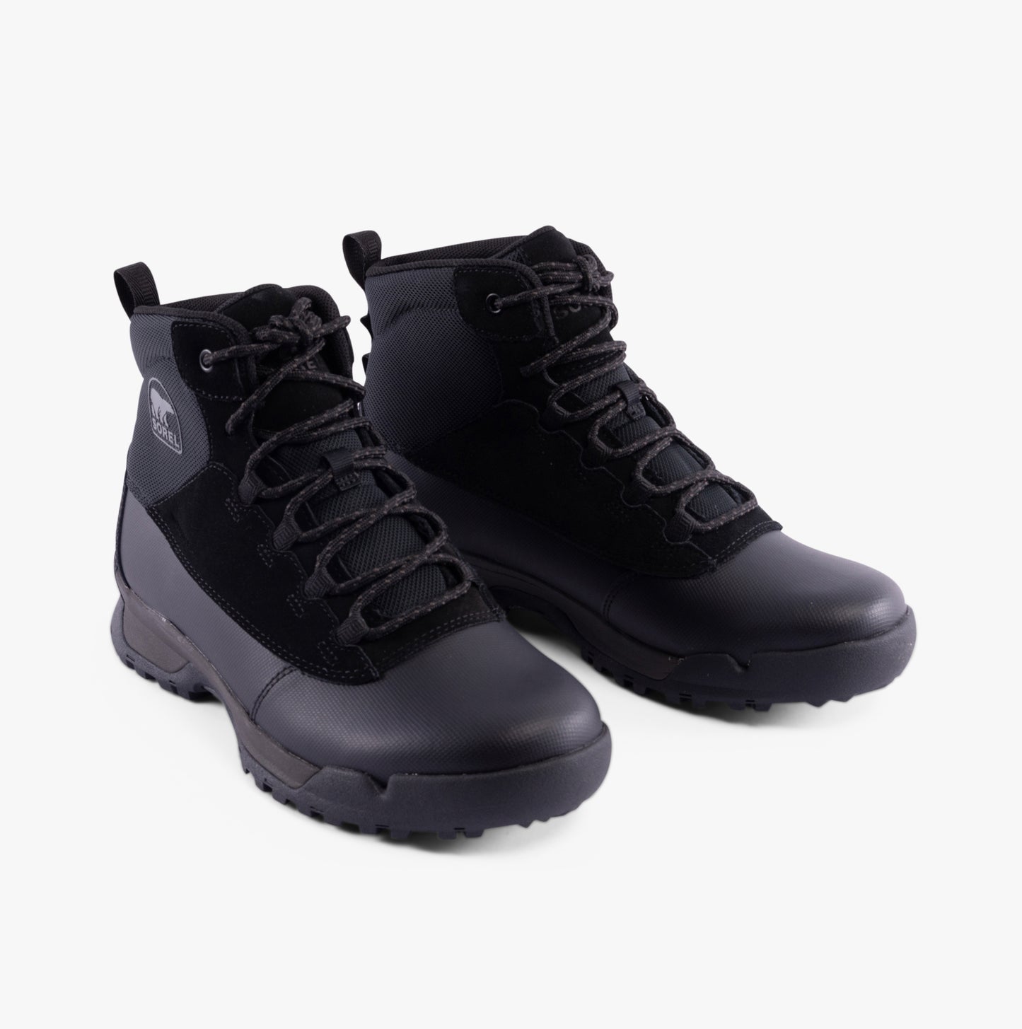 Sorel BUXTON LITE LACE PLUS Mens Winter Boots Black
