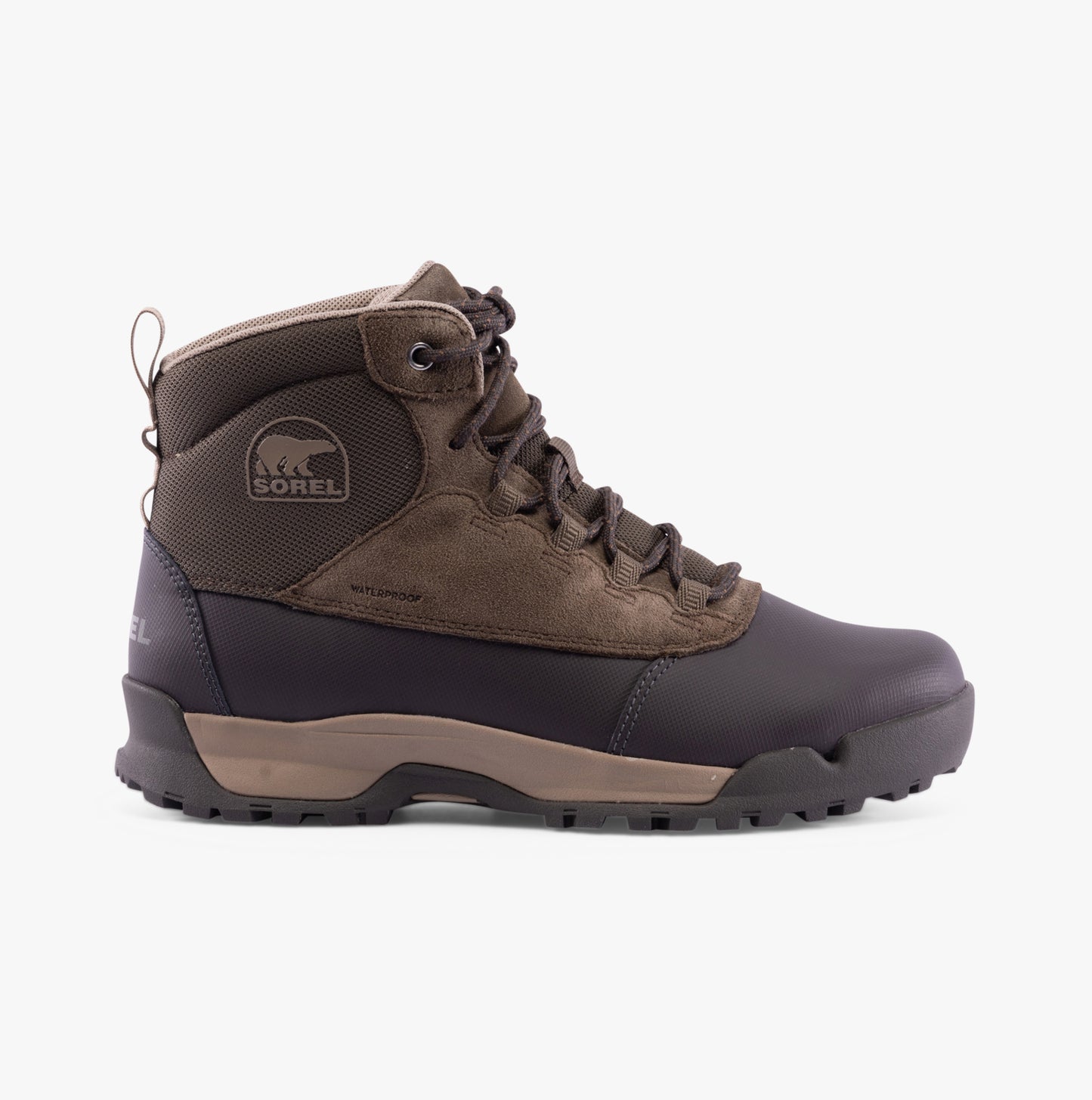 Sorel BUXTON LITE LACE PLUS Mens Winter Boots Brown