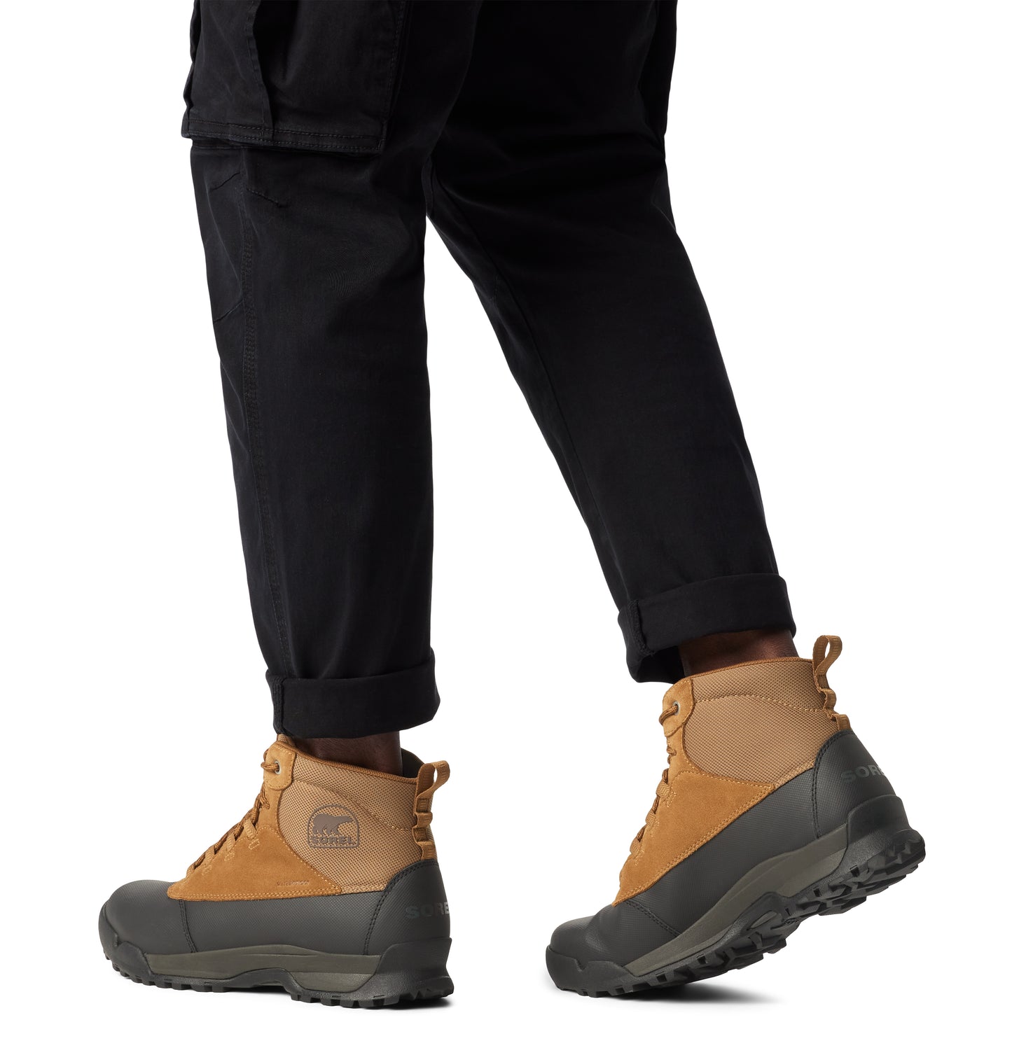 Sorel BUXTON LITE LACE PLUS Mens Winter Boots Light Brown