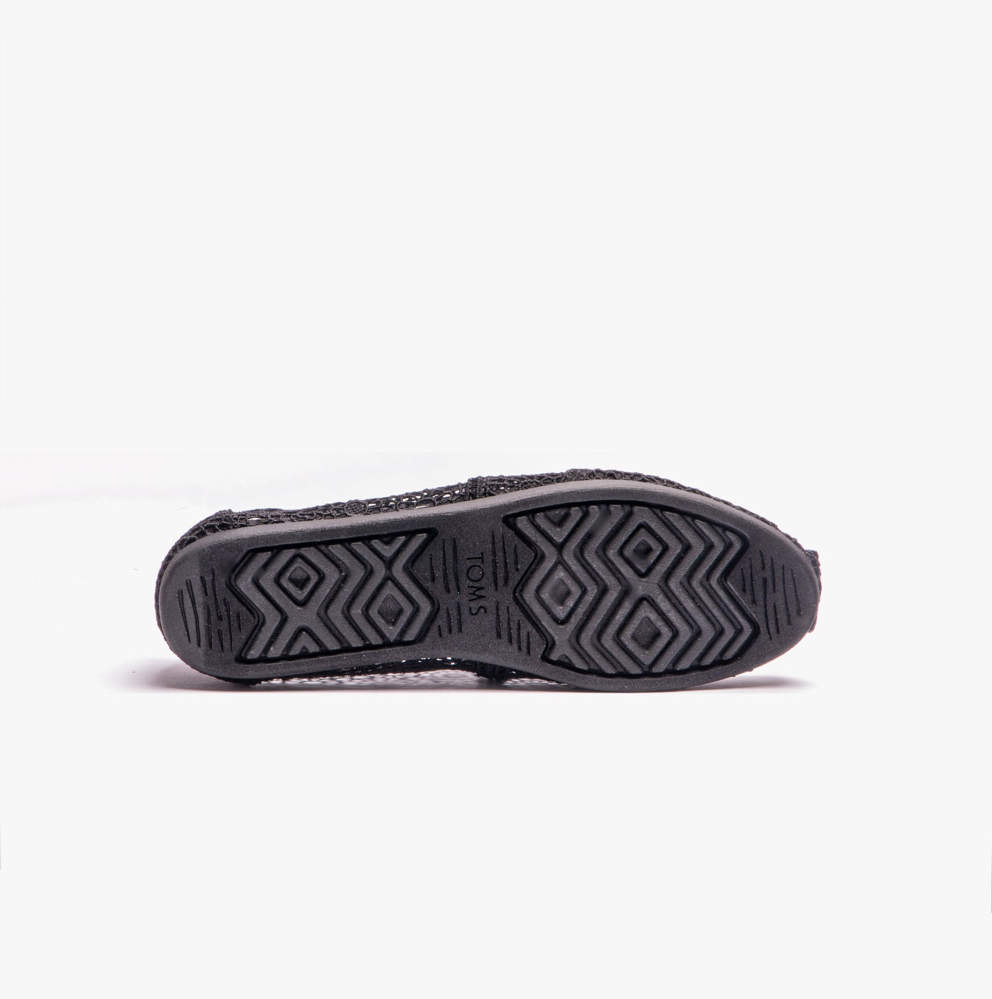 ALPARGATA Womens Crochet Espadrille Black